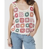 C'est Beau la Vie! 63CB2TS300 IBIZA TOP CROCHET - ECRU