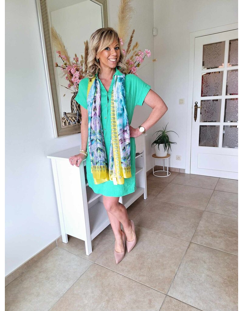 Julie Guerlande 63JG2RO000 MARIUS ROBE VERT PRINTEMPS