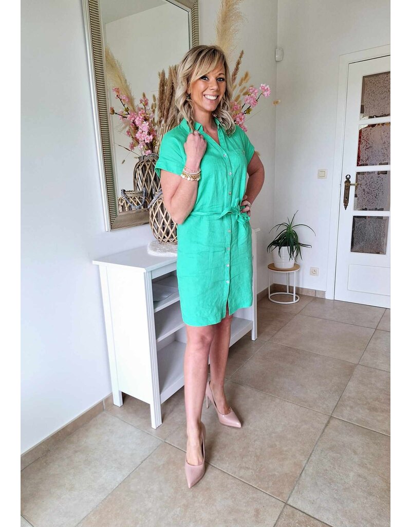 Julie Guerlande 63JG2RO000 MARIUS ROBE VERT PRINTEMPS