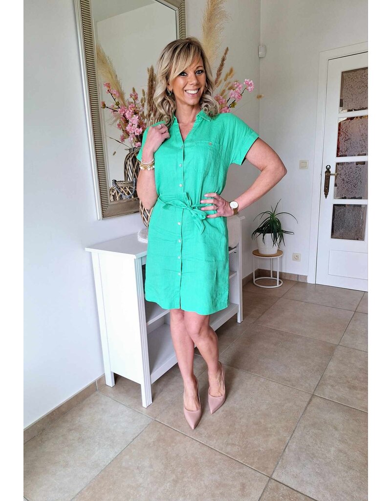 Julie Guerlande 63JG2RO000 MARIUS ROBE VERT PRINTEMPS