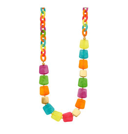 Les Cordes Kampenlang Collier Multi Color