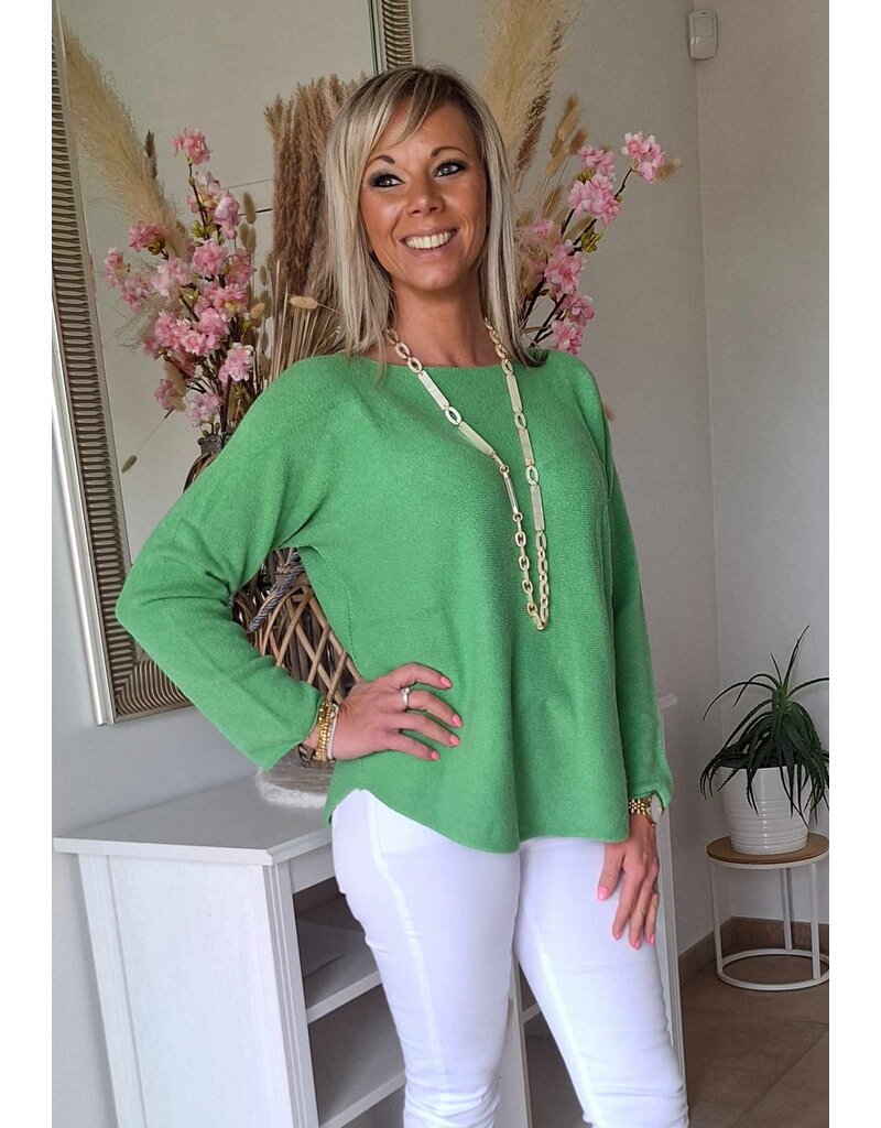 Zabaione Pullover In44a - forest green