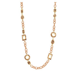 Les Cordes PAN77LANG (COLLIER) VIEUX ROSE