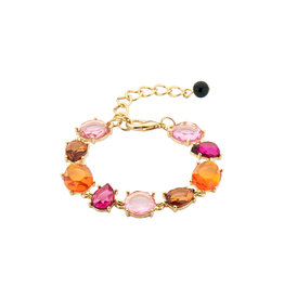 Les Cordes KARS (AB) (ARMBAND) MULTI ORANJE