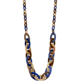 Les Cordes KRISTO COLLIER BLAUW/BRUIN