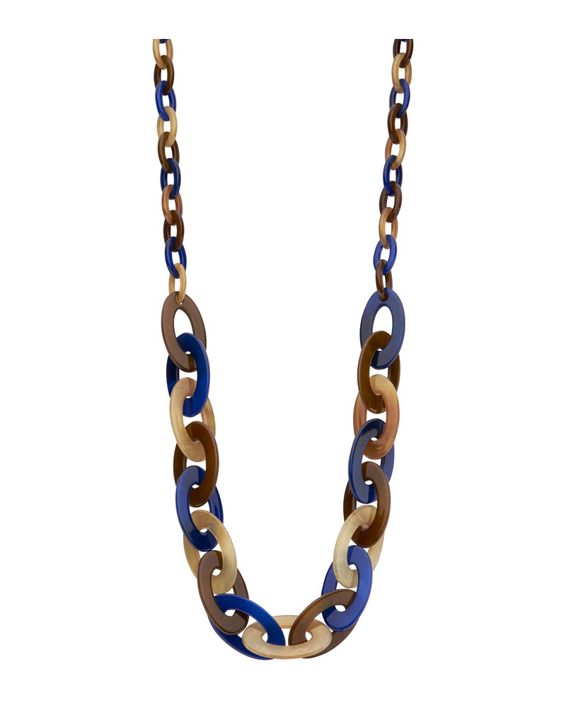 Les Cordes KRISTO COLLIER BLAUW/BRUIN