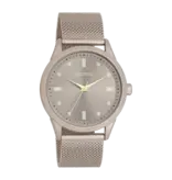 OOZOO C11358 watch with taupe metal mesh bracelet