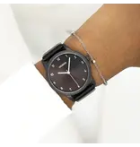 OOZOO C11079 watch with black leather strap