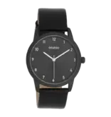 OOZOO C11079 watch with black leather strap