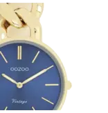 OOZOO C20359 watch with gold coloured chunky chain bracelet