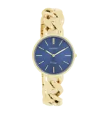 OOZOO C20359 watch with gold coloured chunky chain bracelet