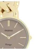 OOZOO C20358 watch with gold coloured chunky chain bracele