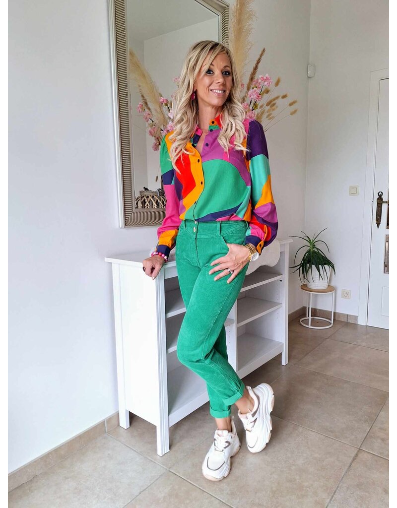 Green Ice Blouse Ensenada - multicolor