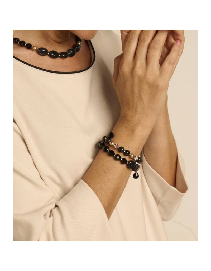 Les Cordes PAN78 (AB) (ARMBAND) ZWART