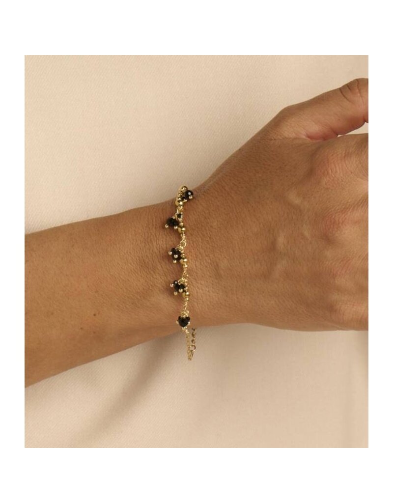 Les Cordes ELIO (AB) ARMBAND ZWART