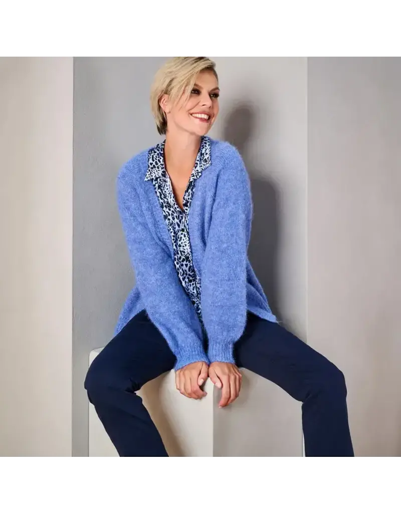 Green Ice Cardigan Cinder - Blue