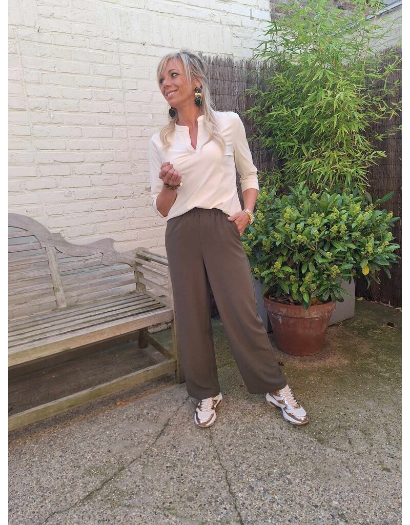 C'est Beau la Vie! 64CB2PS612 MARGUERITTE PANTS - KAKI