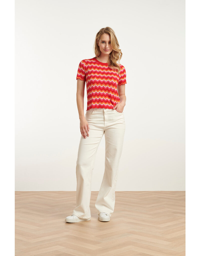 Smashed Lemon 25097 KNIT TOP-MULTICOLOR