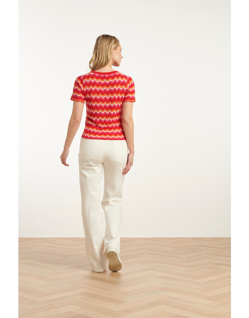 Smashed Lemon 25097 KNIT TOP-MULTICOLOR