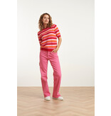 Smashed Lemon 25110 KNIT TOP-RED/MULTICOLOUR