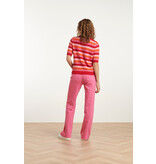 Smashed Lemon 25110 KNIT TOP-RED/MULTICOLOUR