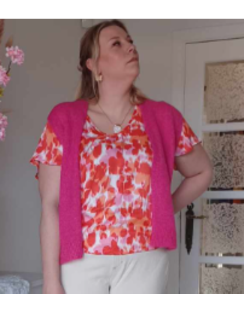 Smashed Lemon 25210 TOP - PEACH/MULTICOLOR