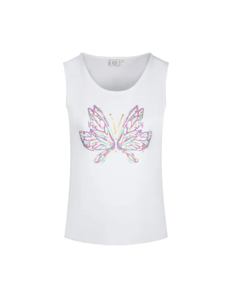 Green Ice T-SHIRT INTESSA - WHITE