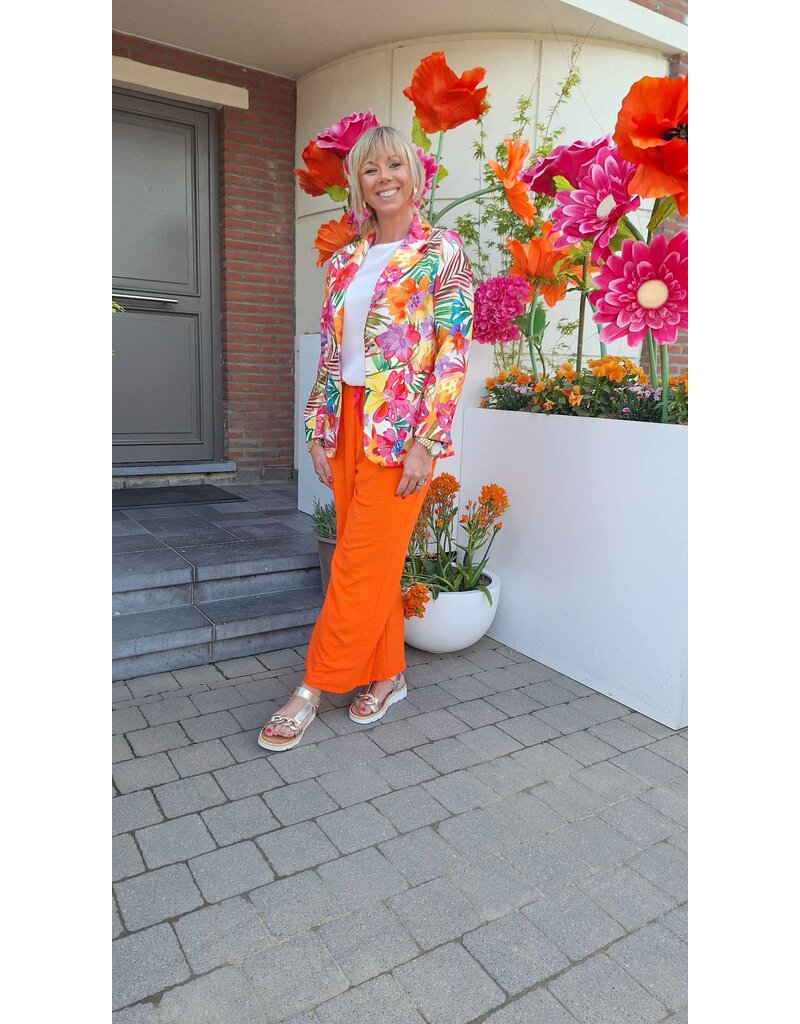 CHARMING GIRL BLAZER CLYDE RPINT - MULTICOLOR
