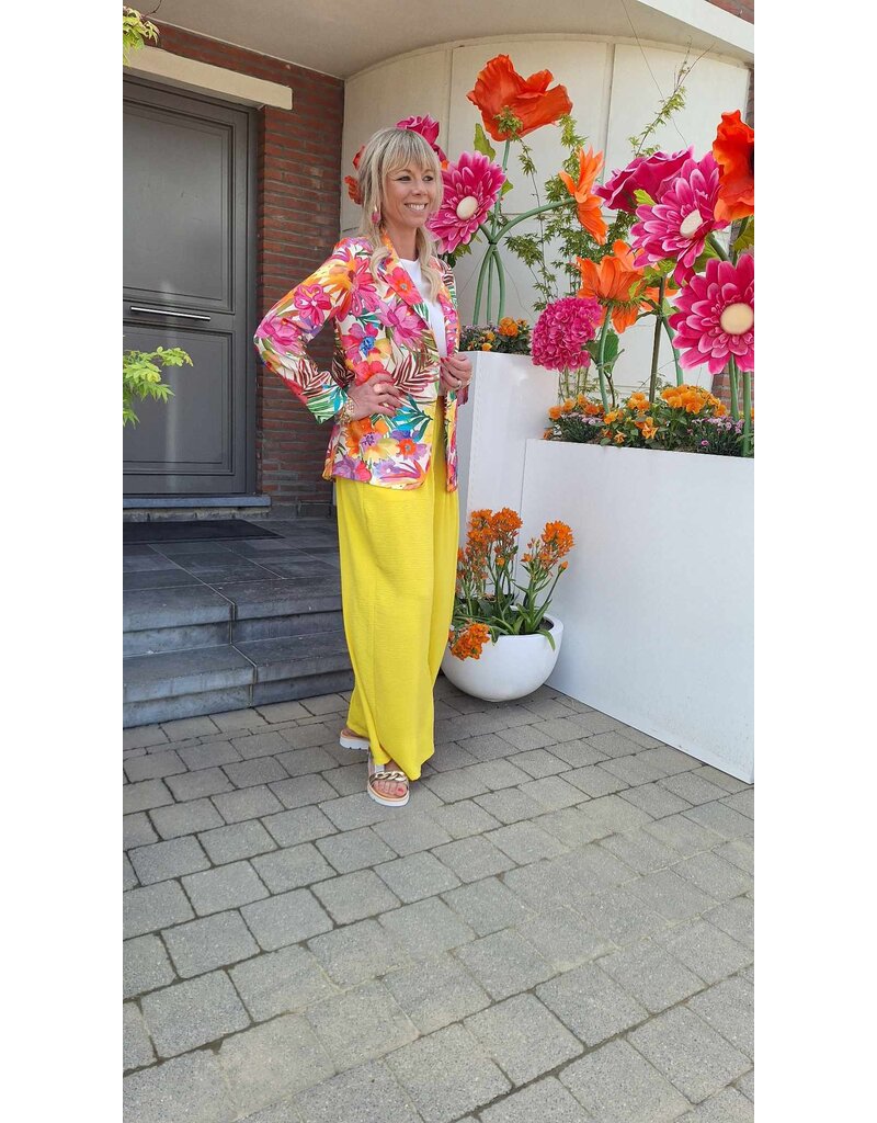 CHARMING GIRL BLAZER CLYDE RPINT - MULTICOLOR