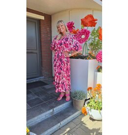 C'est Beau la Vie! 65JG2RO502 OPHELIE ROBE - IMPRIME ROSE