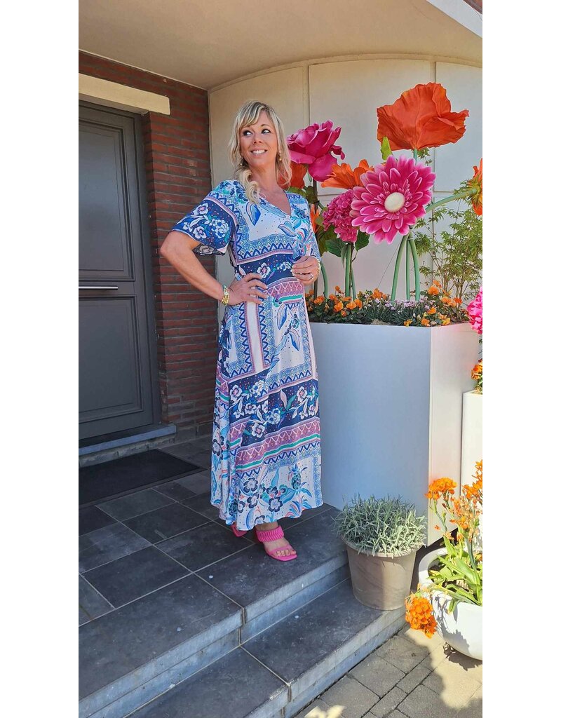 C'est Beau la Vie! 65CB2RO609 PRISCILLA ROBE - SAPHIR