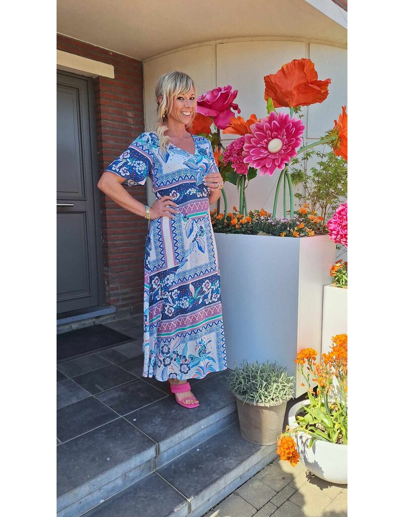 C'est Beau la Vie! 65CB2RO609 PRISCILLA ROBE - SAPHIR