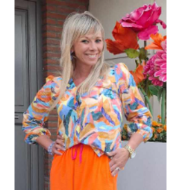 C'est Beau la Vie! 65CB2CH400 AQUARELLE CHEMISE - CORAIL