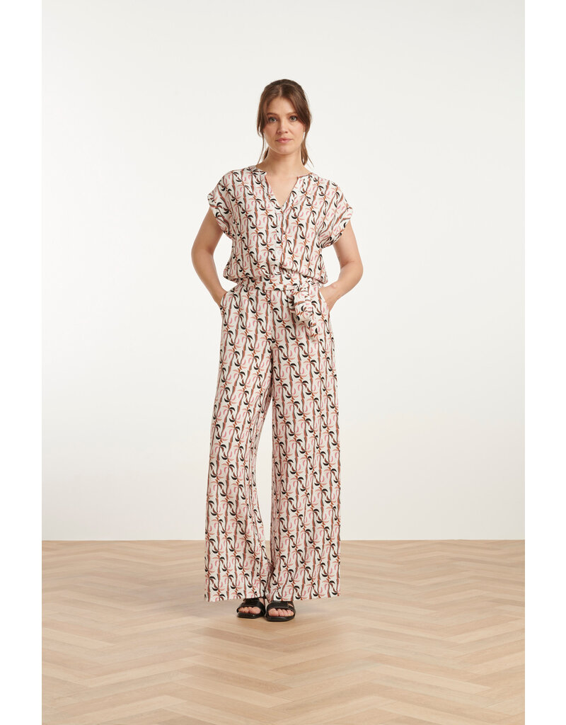 Smashed Lemon 25060 BLOUSE - SAND/MULTICOLOR