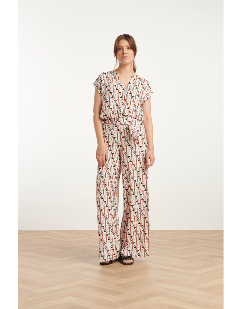 Smashed Lemon 25060 BLOUSE - SAND/MULTICOLOR