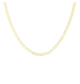 OOZOO NECKLACE 'V' SN-2007 - GOLD
