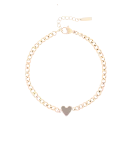 OOZOO BRACELET HEART SB-1020 - ROSE GOLD