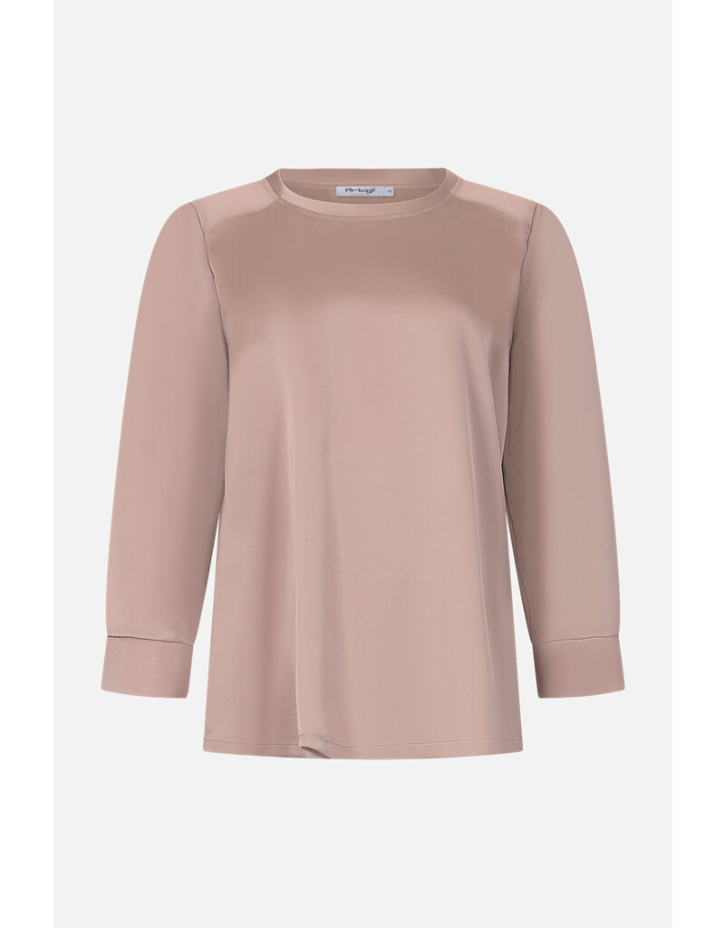 ARTIGLI ACBL003057-BLUSA GIROCOLLO-TORTORA