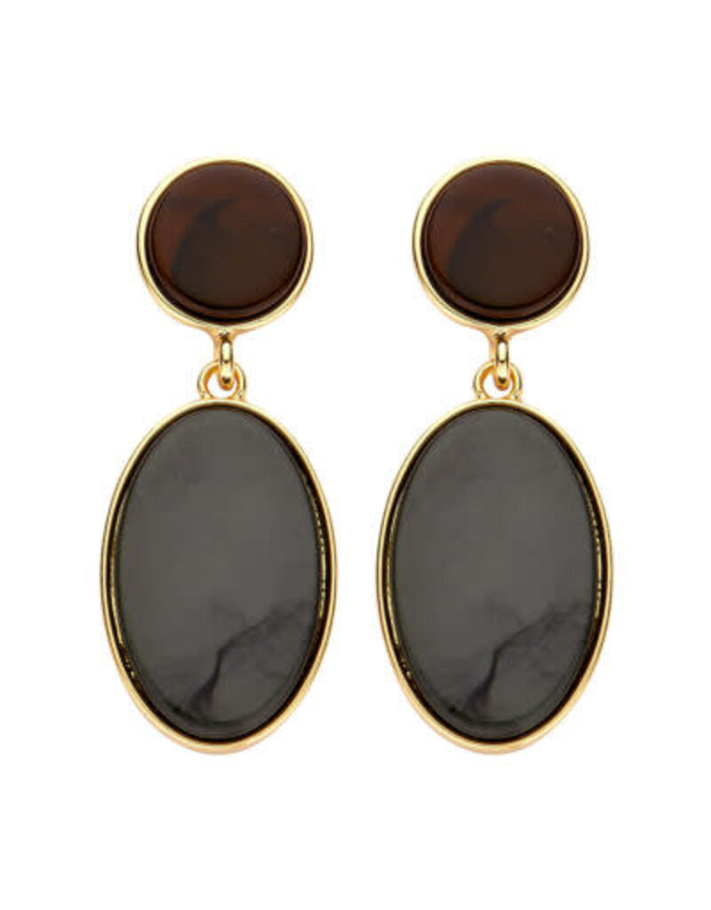 Les Cordes KIRANA OORBELLEN BRUIN