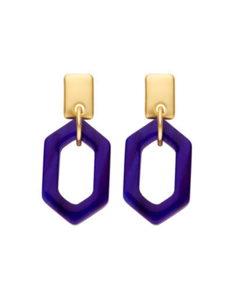 Les Cordes KIT(OB) OORBELLEN FEL BLAUW