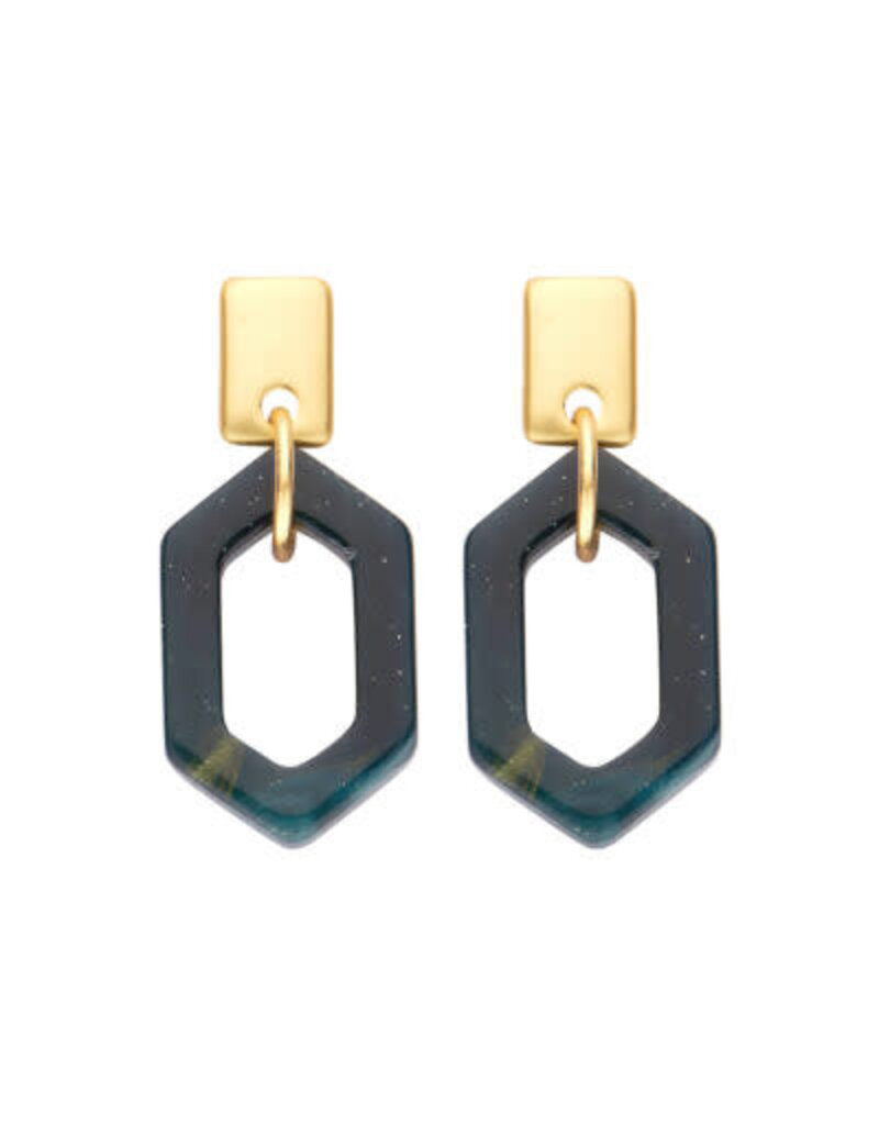 Les Cordes KIT(OB) OORBELLEN PETROL