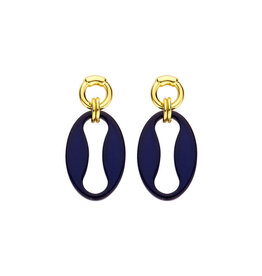 Les Cordes DALON (OB) OORBELLEN DONKERBLAUW