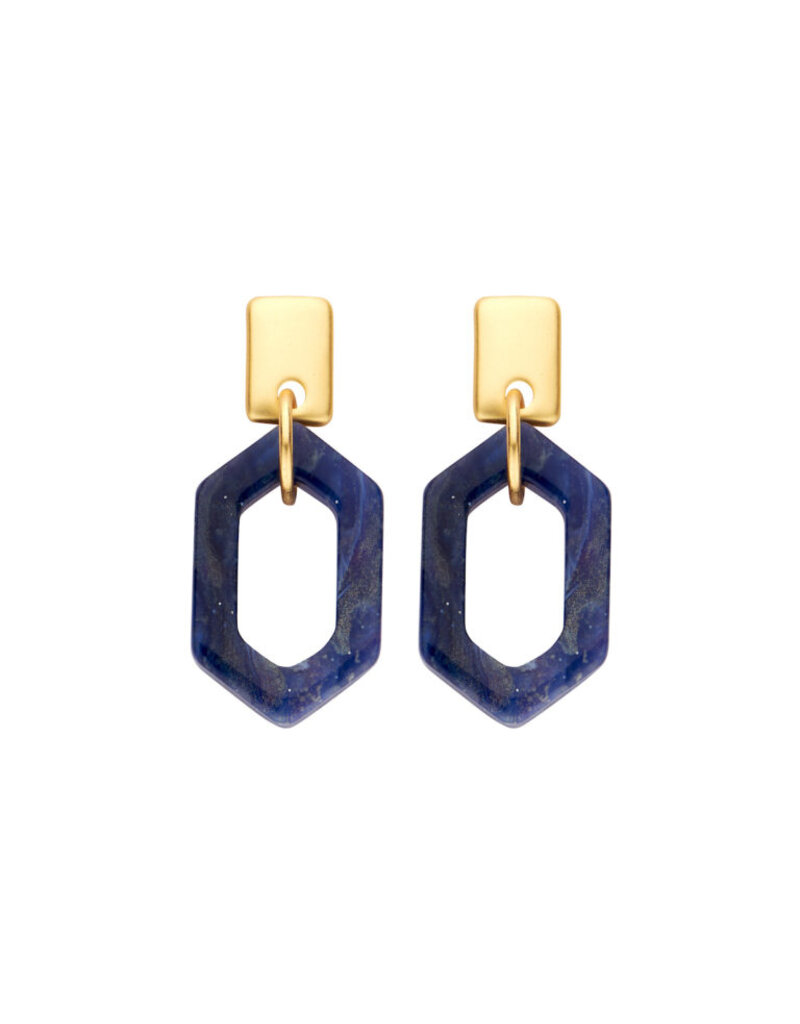 Les Cordes KIT(OB) OORBELLEN BLAUW