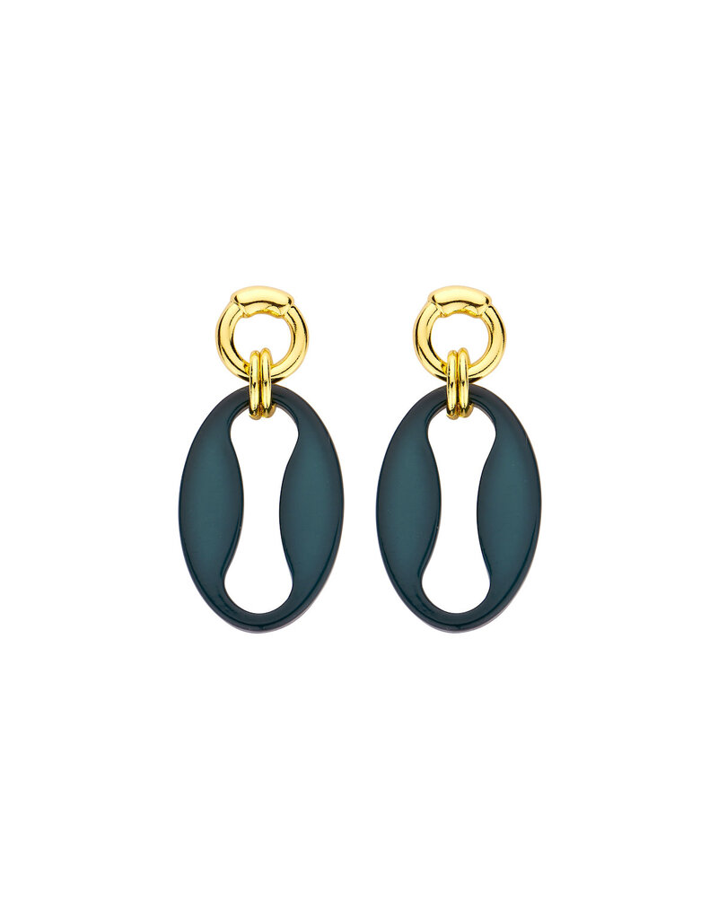 Les Cordes DALON (OB) OORBELLEN PETROL