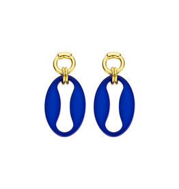 Les Cordes DALON (OB) OORBELLEN FEL BLAUW
