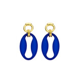 Les Cordes DALON (OB) OORBELLEN FEL BLAUW