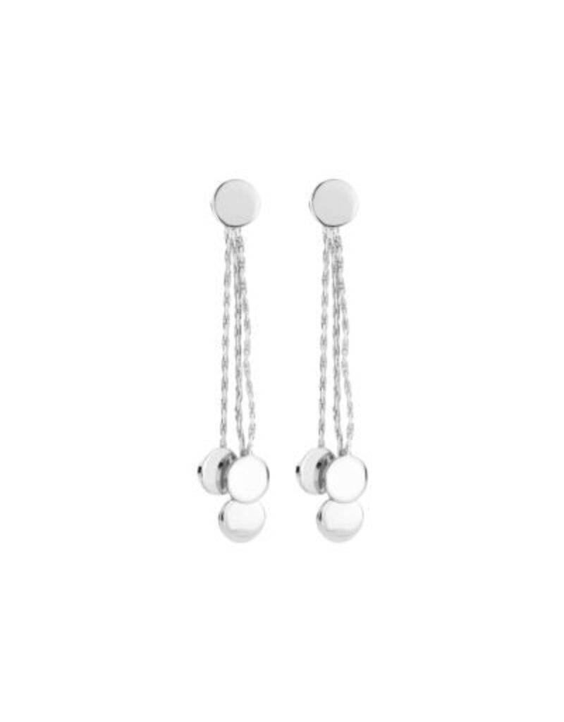 Les Cordes XOB51 (OB) OORBELLEN ZILVER