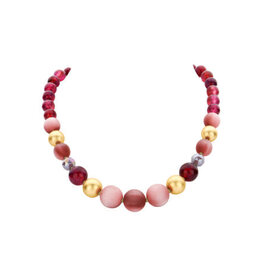 Les Cordes PAN87 COLLIER AUBERGINE
