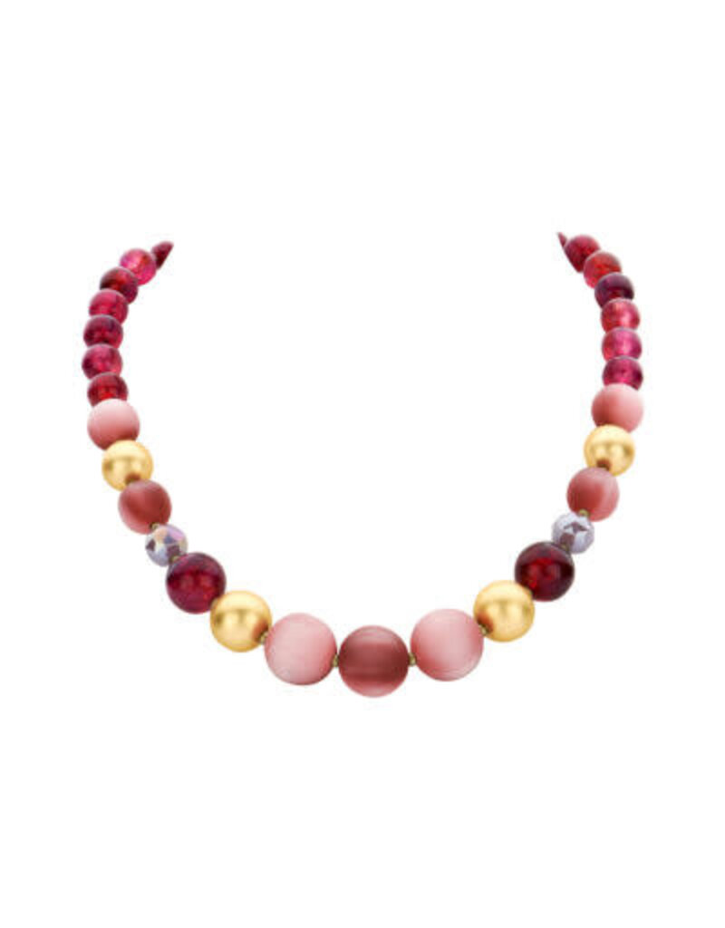 Les Cordes PAN87 COLLIER AUBERGINE