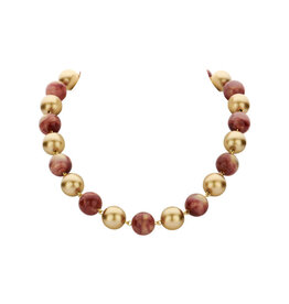 Les Cordes DALI COLLIER AUBERGINE